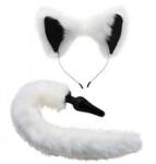 EasyToys Set Tailz Coadă de Vulpe Albă și Urechi