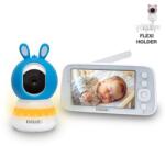EVOLVEO Baby Monitor N5 - Videós bébiőr szett 360°-os felügyelettel, kétirányú kommunikációval és altatódalokkal, CAM-5-B