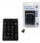 Logilink Vezeték nélküli numerikus billentyűzet, 18 billentyű (ID0120)