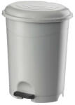 PLANET Szemetes kuka pedálos műanyag 50 literes fehér UP130-001 (UP130-001) - iroda-ellatas