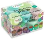 Melii Set 10 recipiente Melii Snap&Go, 6 x 59 ml + 4 x 118 ml