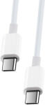 Maxlife MXUC-05 USB-C/USB-C töltőkábel, 60W, 2m, fehér