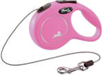 Opticare Lesa Retractabila, Pentru Pisici, Flexi New Classic XS, 3 M, Roz (C2380-9271)