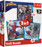 Trefl Pókember egy napja 3 az 1-ben puzzle (34874)