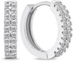 Brilio Silver Cercuri minunate argintii cu pietre de zircon EA703W