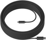 Logitech Strong USB 3.2 Gen 2 (3.1 Gen 2) 25 M USB A USB C Grafit kábel (939-001802)