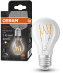 OSRAM E27 LED 4, 8W, 470 lm, 2700 K, melegfehér, dimmelhető, áttetsző üveg-40 W izzó helyett - Vintage 1906 DIM Classic A filament (4099854075643)