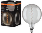 OSRAM E27 LED 4, 8W, 150 lm, 1800 K, candlelight, dimmelhető, füstszínű üveg-15 W izzó helyett - Vintage 1906 DIM Classic Globe Smoke filament (4058075761278)