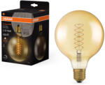 OSRAM E27 LED 4, 8W, 420 lm, 2200 K, candlelight, dimmelhető, arany színű színű üveg-35 W izzó helyett - Vintage 1906 DIM Classic Globe125 Gold filament (4058075761650)