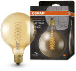 OSRAM E27 LED 7W, 600 lm, 2200 K, candlelight, dimmelhető, arany színű színű üveg-50 W izzó helyett - Vintage 1906 DIM Classic Globe125 Gold filament (4058075761674)