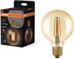 OSRAM E27 LED 6, 5W, 725 lm, 2400 K, candlelight, dimmelhető, arany színű színű üveg-52 W izzó helyett - Vintage 1906 DIM Classic Globe95 Gold filament (4099854132315)