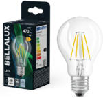 Bellalux E27 LED, 4W, 470 lm, 4000 K, hidegfehér, áttetsző üveg-40 W normál izzó helyett - Classic A 40 filament (4058075592216)
