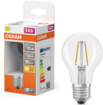 OSRAM E27 LED 1W, 136 lm, 2700 K, melegfehér, áttetsző üveg-15 W normál izzó helyett - Star Classic A filament (4099854466090)