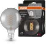 OSRAM E27 LED 7, 8W, 360 lm, 1800 K, candlelight, dimmelhető, füstszínű üveg-30 W izzó helyett - Vintage 1906 DIM Classic Globe125 Smoke filament (4058075761254)