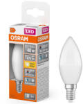 OSRAM E14 LED gyertya, 4, 9W, 470 lm, 2700 K, melegfehér, opál műanyag-40 W izzó helyett - Superstar+ Classic B (4099854046957)