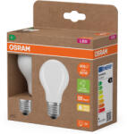 OSRAM E27 LED 3, 8W, 806 lm, 2700 K, melegfehér, opál üveg-60 W normál izzó helyett, 2 darabos - Superstar+ Classic A (4099854253522)
