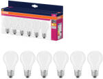 OSRAM E27 LED 6, 5W, 806 lm, 2700 K, melegfehér, opál üveg-60 W normál izzó helyett, 6 darabos - Value Classic A (4058075845688)