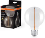 OSRAM E27 LED 2, 2W, 150 lm, 2700 K, melegfehér, áttetsző üveg-15 W izzó helyett - Vintage 1906 Classic Globe95 filament (4099854049910)
