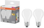 OSRAM E27 LED 4, 2W, 470 lm, 2700 K, melegfehér, opál üveg-40 W normál izzó helyett, 2 darabos - Base Classic A (4099854094248)