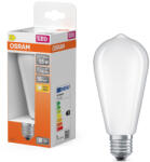 OSRAM E27 LED Edison, 5, 4W, 730 lm, 2700 K, melegfehér, opál üveg-52 W izzó helyett - Star Classic (4099854468018)