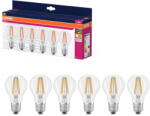 OSRAM E27 LED 7W, 806 lm, 2700 K, melegfehér, áttetsző üveg-60 W normál izzó helyett, 6 darabos - Value Classic A filament (4058075845664)