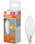 OSRAM E14 LED gyertya, 2, 9W, 250 lm, 2700 K, melegfehér, opál műanyag-25 W izzó helyett - Superstar+ Classic B (4099854046919)