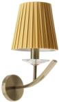Candellux Aplică de perete VITORIA 1xE14/40W/230V galbenă/alamă (CA1147)