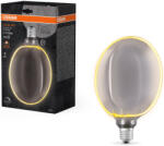 OSRAM E27 LED 4W, 110 lm, 1800 K, candlelight, dimmelhető, füstszínű üveg-10 W izzó helyett - Vintage 1906 DIM Classic Globe183 Smoke filament (4058075846128)