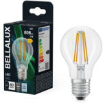 Bellalux E27 LED, 7W, 806 lm, 4000 K, hidegfehér, áttetsző üveg-60 W normál izzó helyett - Classic A 60 filament (4058075592315)