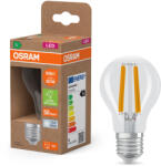 OSRAM E27 LED 3, 8W, 806 lm, 4000 K, hidegfehér, áttetsző üveg-60 W normál izzó helyett - Superstar+ Classic A filament (4099854115431)