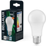 Bellalux E27 LED, 10W, 1055 lm, 4000 K, hidegfehér, opál műanyag-75 W normál izzó helyett - Classic A (4058075128125)