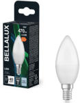 Bellalux E14 LED gyertya, 4, 9W, 470 lm, 4000 K, hidegfehér, opál műanyag-40 W izzó helyett - Classic B (4058075128262)