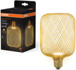 OSRAM E27 LED 3, 5W, 300 lm, 2700 K, melegfehér, arany színű, opál műanyag-25 W izzó helyett - Decor LED Flat Square (4058075840102)