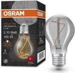 OSRAM E27 LED 3, 4W, 100 lm, 1800 K, candlelight, füstszínű üveg-10 W izzó helyett - Vintage 1906 Classic A Smoke filament (4058075760912)