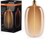 OSRAM E27 LED mágneses filament, 4, 8W, 200 lm, 1800 K, candlelight, dimmelhető, barna üveg-20 W izzó helyett - Magnetic Vintage dim Classic Elipse/Oval WG145 Tea Brow (4058075836402)