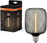 OSRAM E27 LED 3, 5W, 110 lm, 1800 K, candlelight, dimmelhető, fekete üveg-10 W izzó helyett - Star+ Deco Square DIM filament (4058075840263)