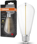 OSRAM E27 LED 2, 2W, 150 lm, 2700 K, melegfehér, áttetsző üveg-15 W izzó helyett - Vintage 1906 Classic Edison filament (4099854049859)