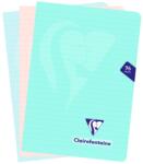 Rhodia Clairefontaine Mymesys A4-es tűzött jegyzetfüzet készlet, 3db, 48 lap, Jegyzet, A5, Többféle színben