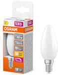 OSRAM E14 LED gyertya, 3, 4W, 470 lm, 2700 K, melegfehér, dimmelhető, opál üveg-40 W izzó helyett - Superstar Classic B (4099854445736)