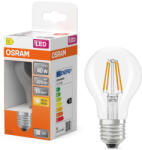 OSRAM E27 LED 3, 4W, 470 lm, 2700 K, melegfehér, áttetsző üveg-40 W normál izzó helyett - Star Classic A filament (4099854466632)