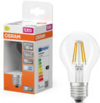 OSRAM E27 LED 3, 4W, 470 lm, 4000 K, hidegfehér, áttetsző üveg-40 W normál izzó helyett - Star Classic A filament (4099854466380)