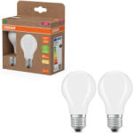 OSRAM E27 LED 7, 2W, 1521 lm, 2700 K, melegfehér, opál üveg-100 W normál izzó helyett, 2 darabos - Superstar+ Classic A (4099854253775)