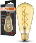 OSRAM E27 LED 4W, 300 lm, 2000 K, candlelight, arany színű színű üveg-25 W izzó helyett - Vintage 1906 Classic Edison Gold filament (4099854091292)