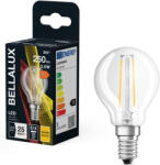 Bellalux E14 LED kisgömb, 2, 5W, 250 lm, 2700 K, melegfehér, áttetsző üveg-25 W izzó helyett - Classic P filament (4058075115293)