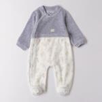 Ido By Miniconf Hosszú ujjú rugdalózó 3 hó 4. f159.00/8992 melange grey