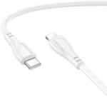 BOROFONE Kábel BX121 Energy - Type C - Lightning - PD 27W 1 méter fehér