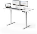 SENSE7 Állítható magasságú íróasztal Nojo Light 120 cm x 60 cm fehér (14490994)