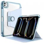 Techsuit Husa pentru Apple iPad Pro 11 (2024) Techsuit Crystal Vision (Albastru/Transparent)