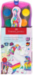 Faber-Castell Acuarele connector 2025 Faber-Castell FC125035, 12 culori, Motiv unicorn (FC125035)