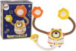 LEAN Toys Kozmonauta Teddy Mackó Fürdővíz Játék Elemes Zuhanyzóval